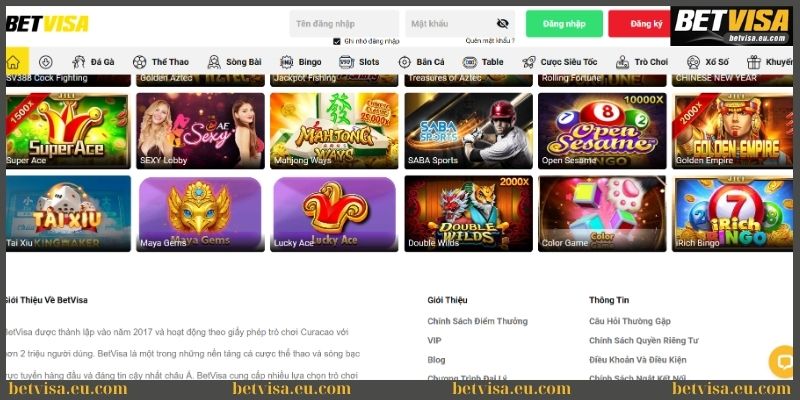 BetVisa EMP - Link Nhà Cái Casino - Thể Thao Bet Visa Com 47 Giao diện sở hữu phong cách thiết kế thân thiện